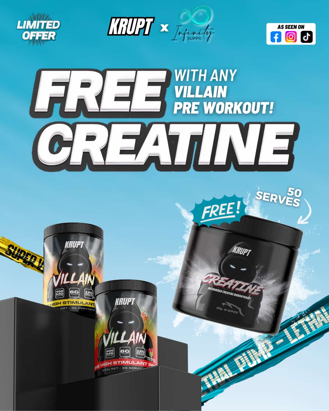 Villan Pre & Creatine Bundle