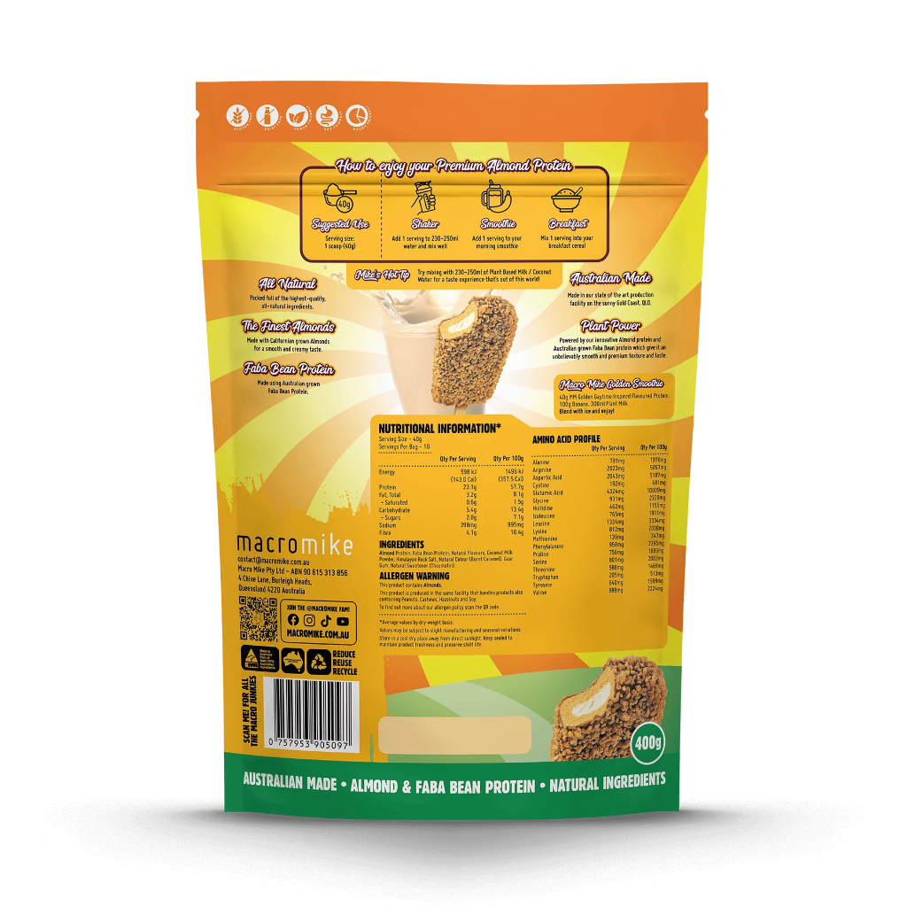 Premium Almond Protein by Macro Mike