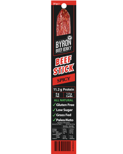 Byron Beef Jerky Sticks 25g