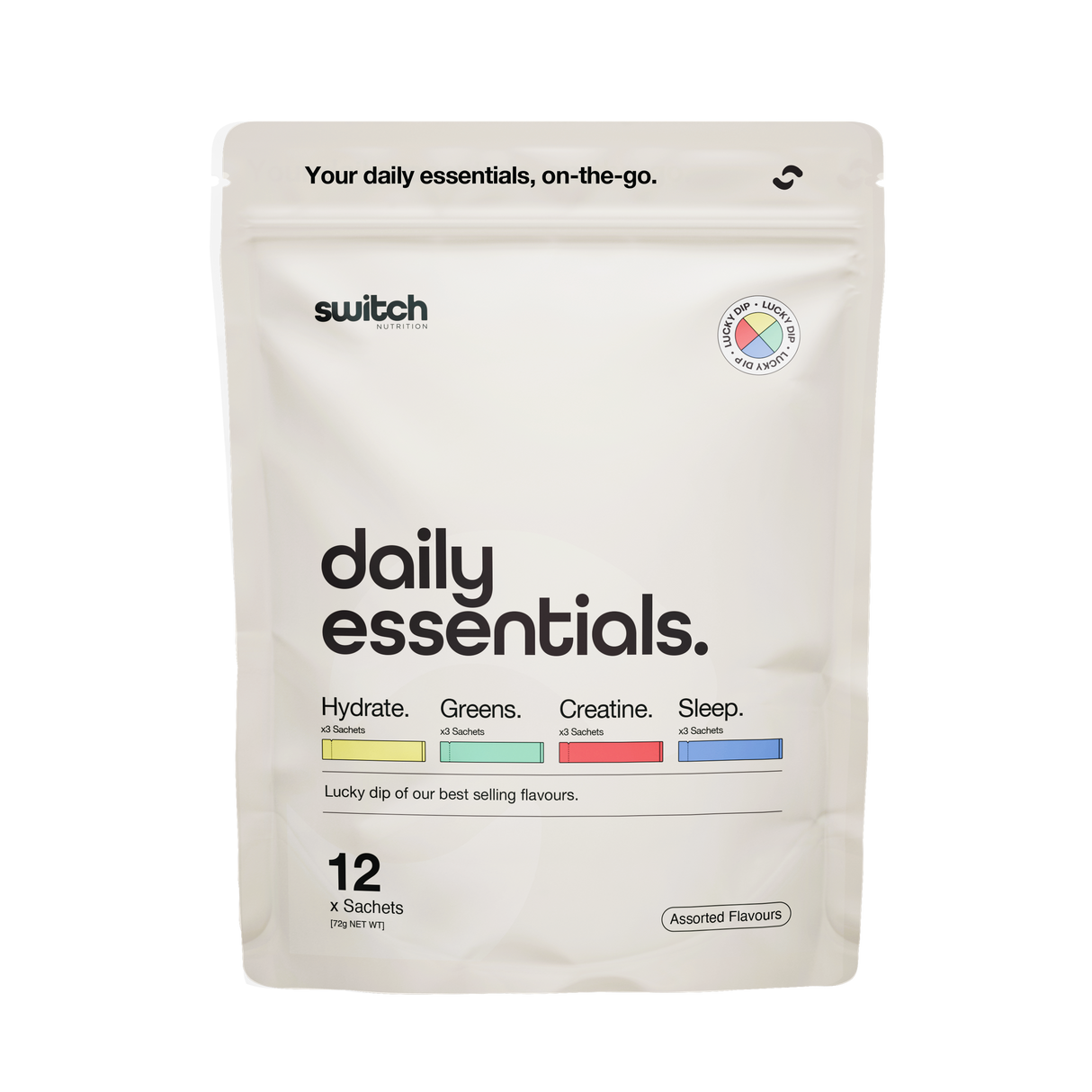Daily Essentials Pouch By Switch Nutrition