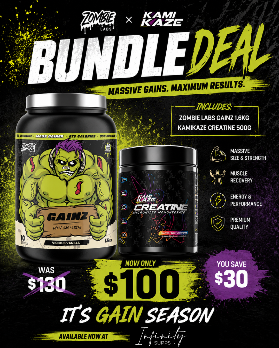 Gainz x Creatine Bundle