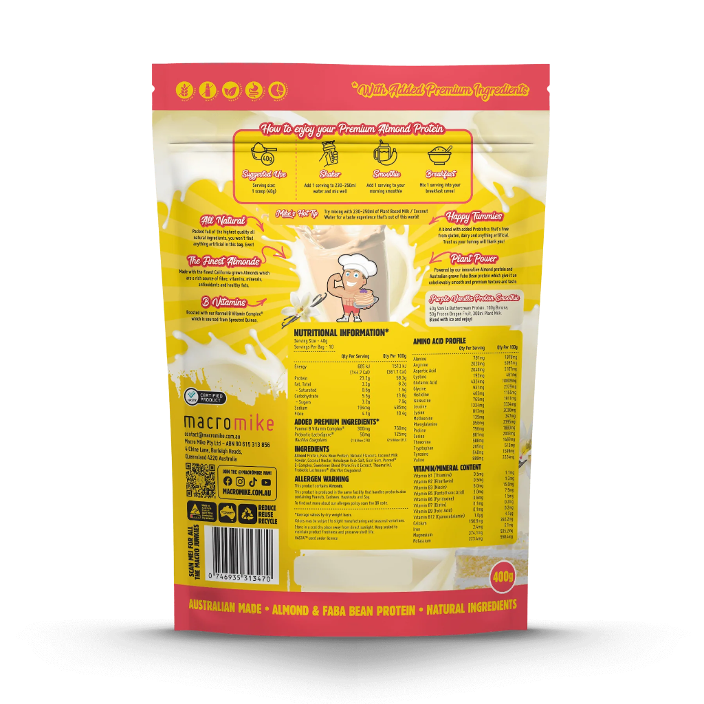 Premium Almond Protein by Macro Mike