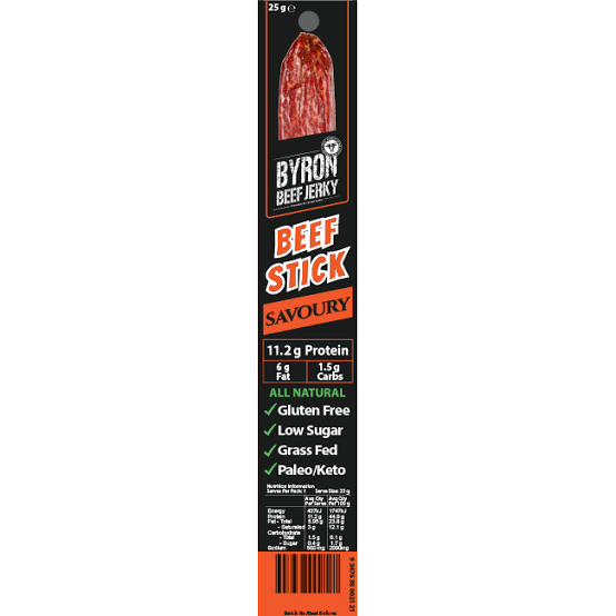 Byron Beef Jerky Sticks 25g